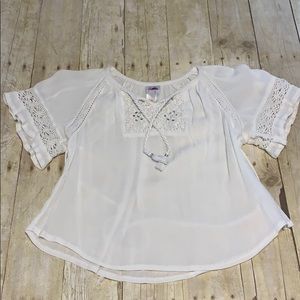 White Justice girls shirt